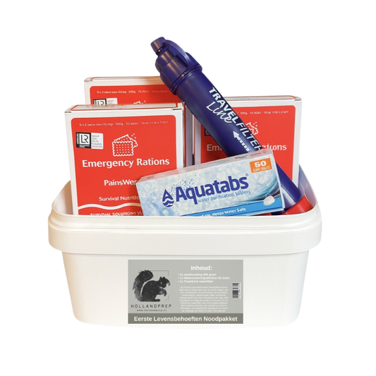 Noodpakket eerste levensbehoefte