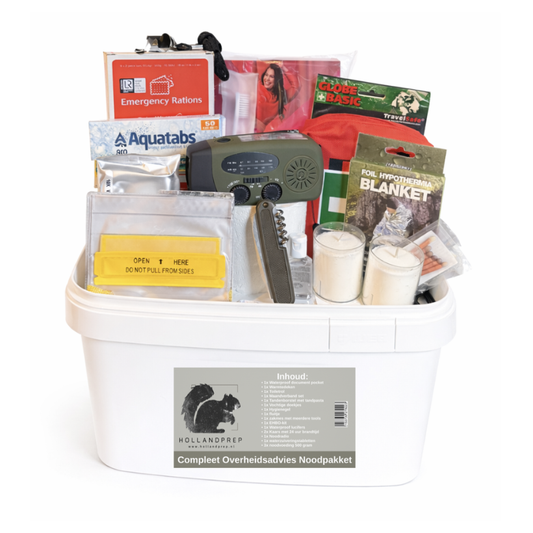 Noodpakket compleet overheidsadvies